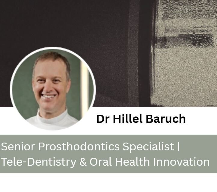 Dr Hillel Baruch‏ - ‏Senior Prosthodontics Specialist-Jerusalem